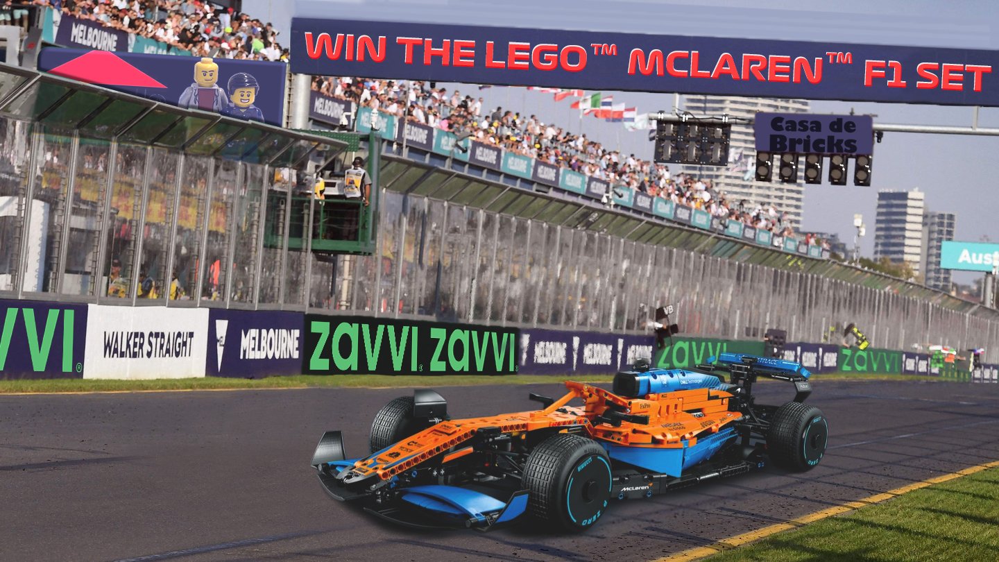 Win a Lego McLaren Formula 1™ Race Car